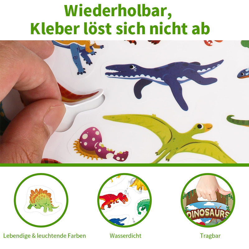 Wiederverwendbares Aufkleberbuch