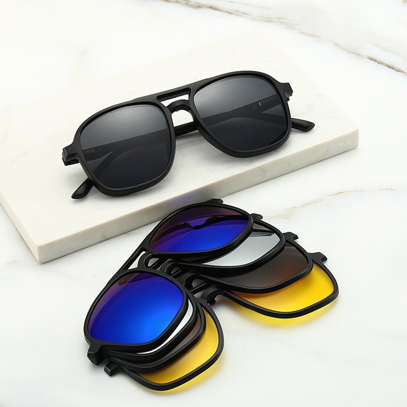3 in 1 Magnetisch polarisierte Sonnenbrille