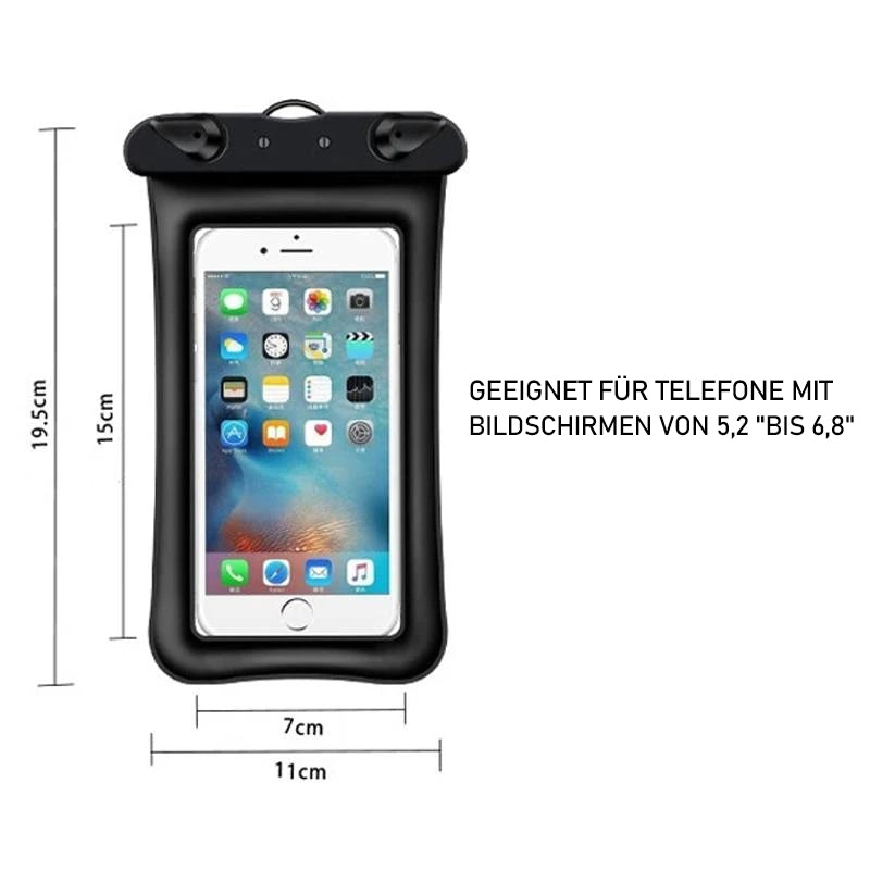 Wasserdichte versiegelte Touchscreen-Telefontasche