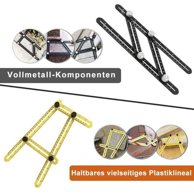 Multi Winkel Messgerät- Doppelschmiege (Plastik / Vollmetall)