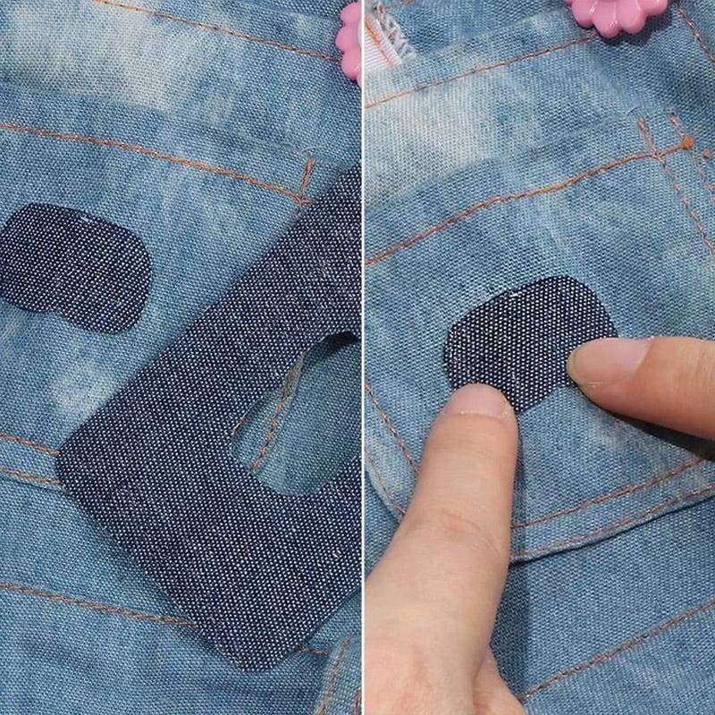 Jeans-Wiedergeburt-Flicken