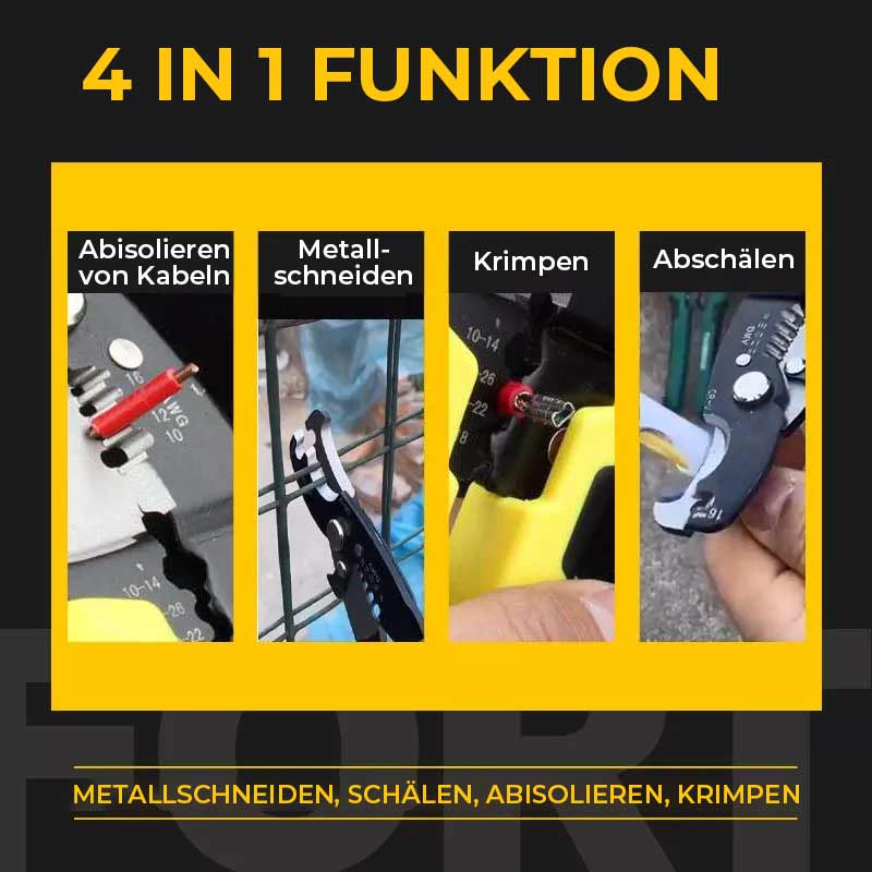 4 in 1 Drahtschneidezange