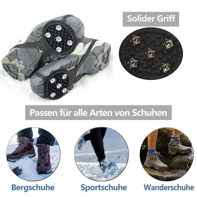 Engeliebe Universal Schneeschuh Spikes rutschfeste Schuhe Abdeckung