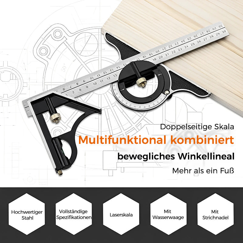 Multifunktionales Winkellineal