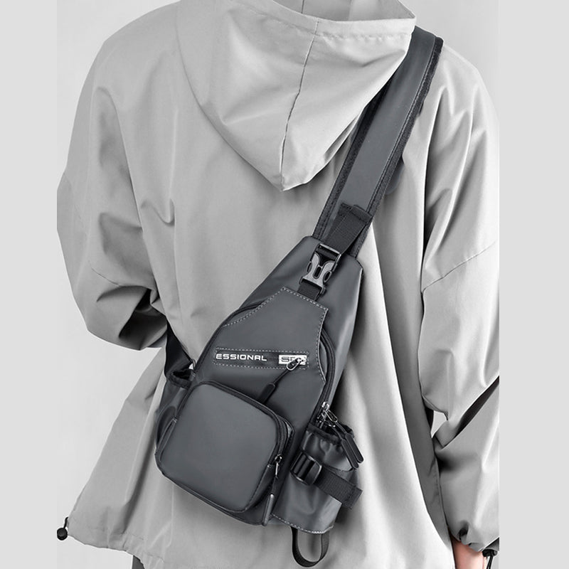 Herren Brusttasche aus Lederfolie