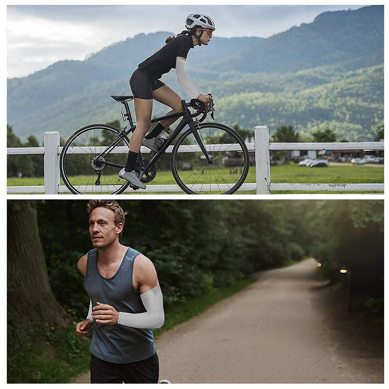 Unisex-Armmanschetten UV-Sonnenschutz Kühlmanschetten für das Fahren beim Joggen Golfen Reiten Outdoor-Aktivitäten