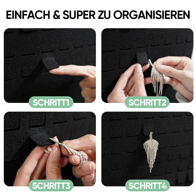 Hängender Schmuck-Organizer aus Filz