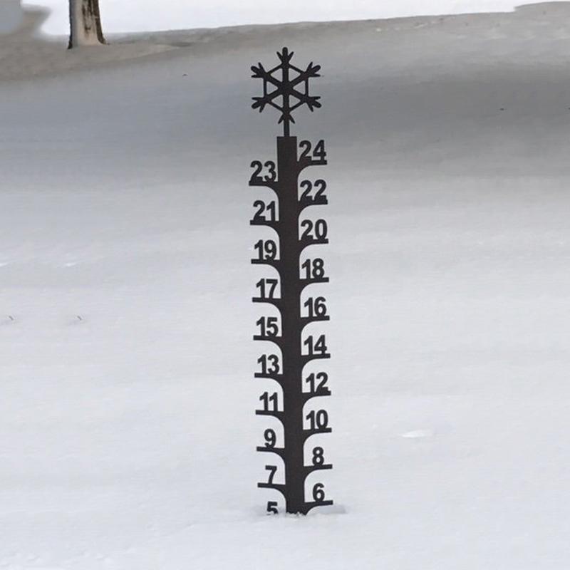 Schneehöhenmesser Gartendekorationen