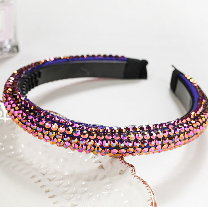 Modefarbe Diamant Stirnband