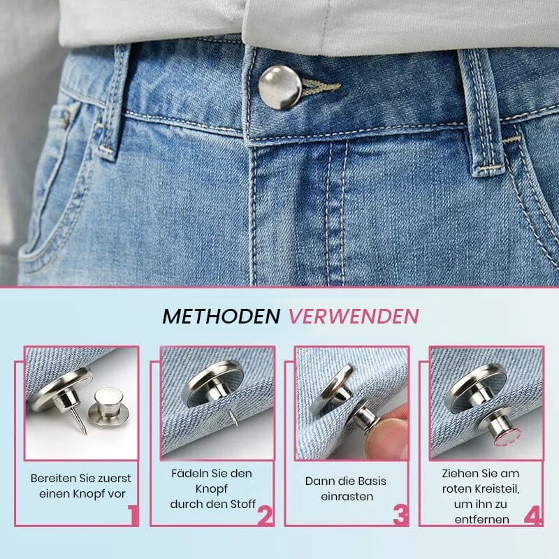 Abnehmbarer Jeansknopf Aus Metall(16PCS/SET)