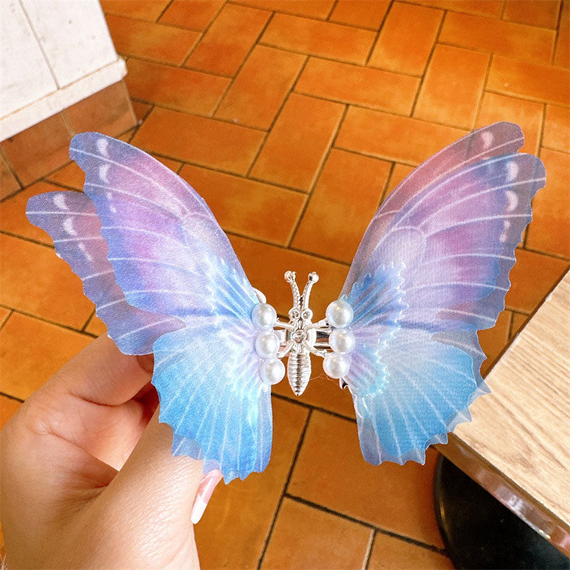 Schöne bewegliche Schmetterling Haarspange (2 Stück)