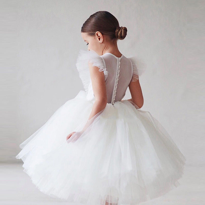 Prinzessin Tutu-Kleid mit fliegenden Ärmeln