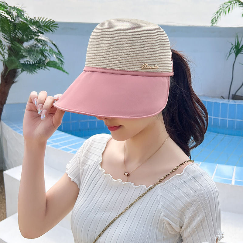 Sonnenschutzhut mit großer Krempe für Damen