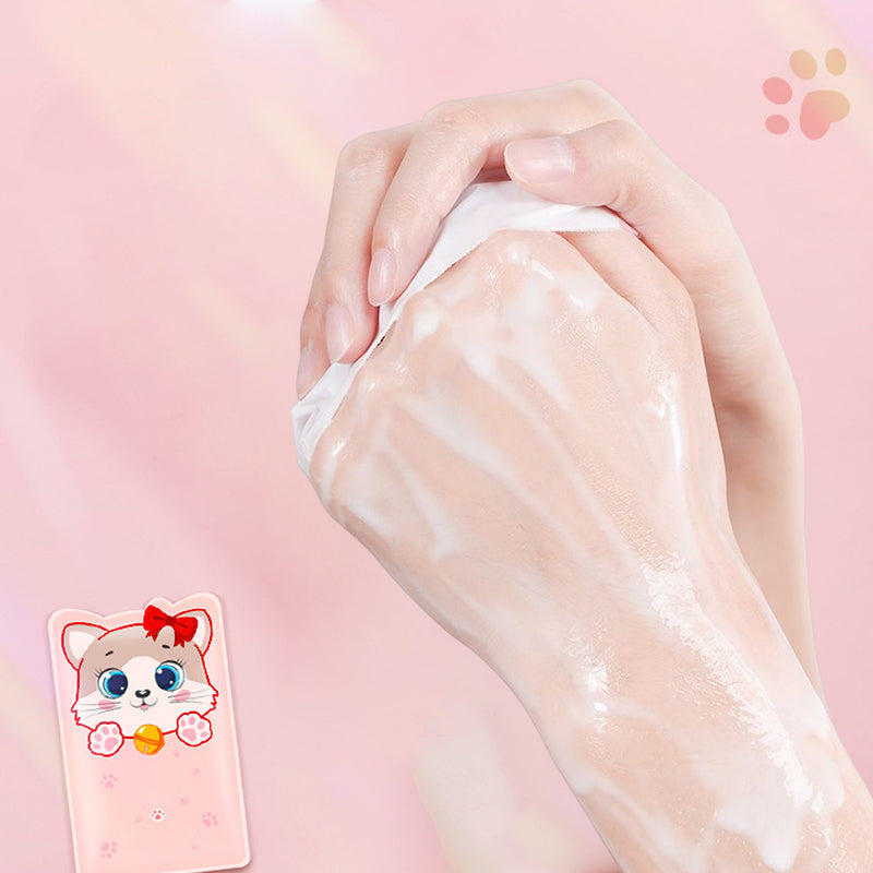Feuchtigkeitsspendende Handmaske in Katzenkrallenform