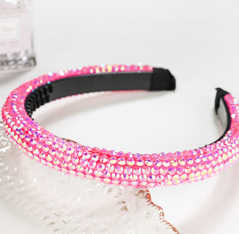 Modefarbe Diamant Stirnband