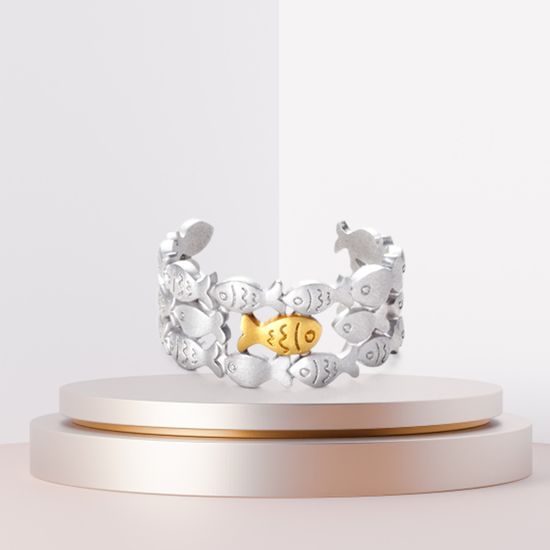 Goldfisch-Stil Ring