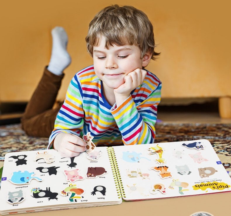 Montessori-Arbeitsbuch für Kinder zur Entwicklung von Lernfähigkeiten