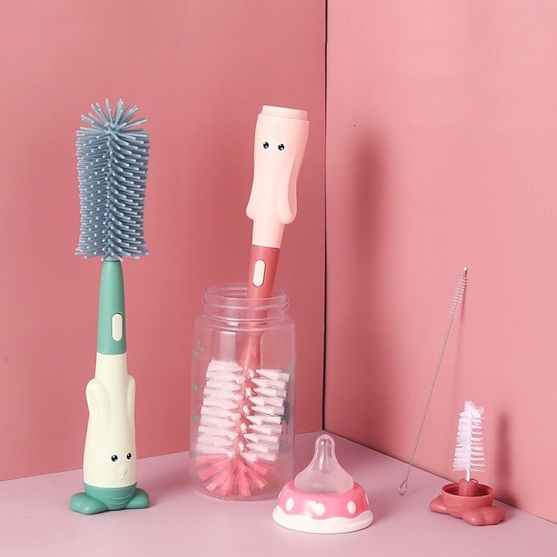 Silikon Babyflaschen Bürsten Set