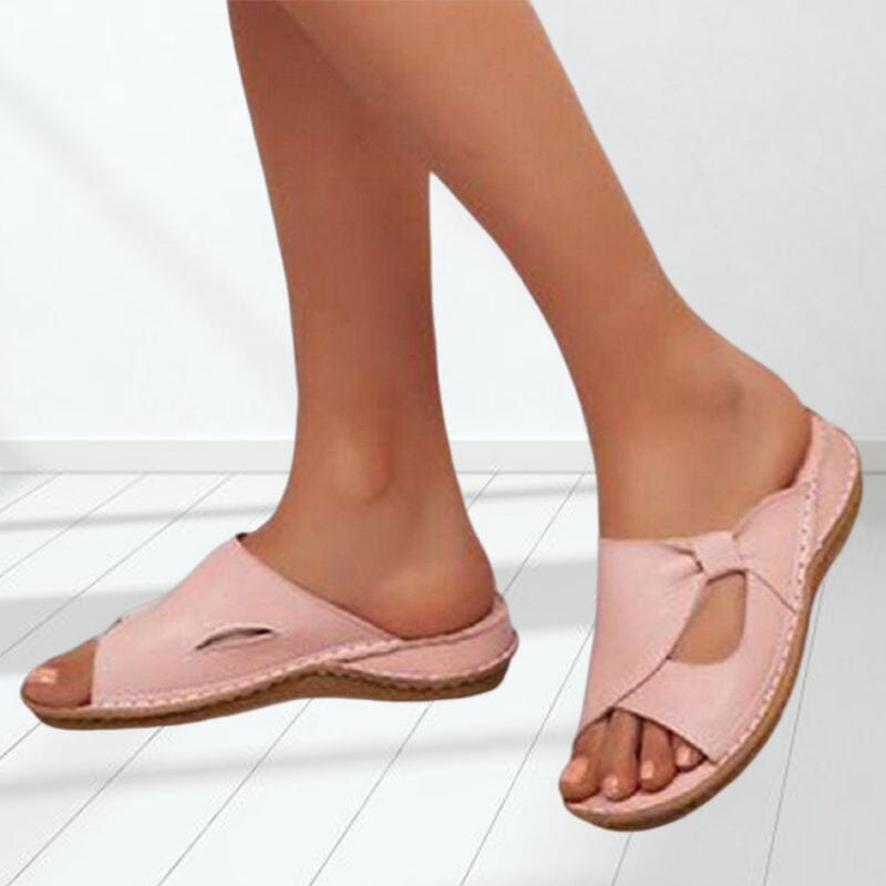 Frauen lässige tägliche bequeme Slip-On-Sandalen