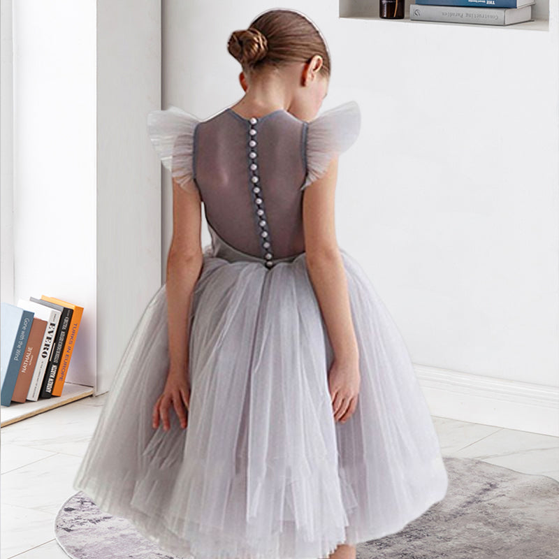 Prinzessin Tutu-Kleid mit fliegenden Ärmeln