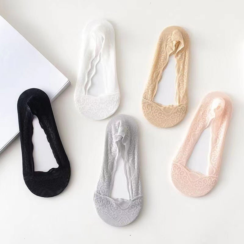 Spitzenlose Einlegesocken für Frauen