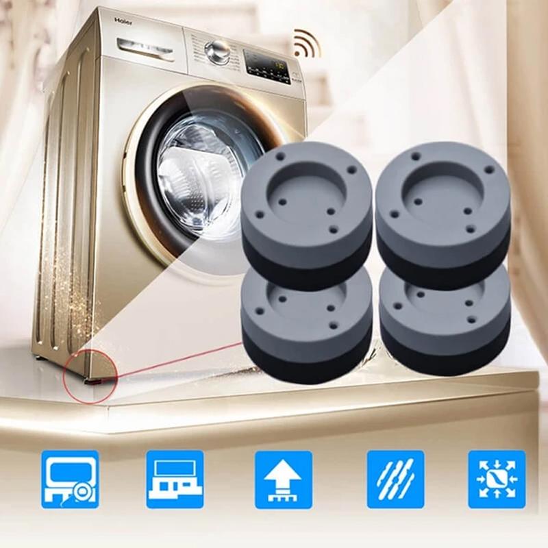Rutschfeste und geräuschreduzierende Waschmaschinenfüße (4 STÜCKE)