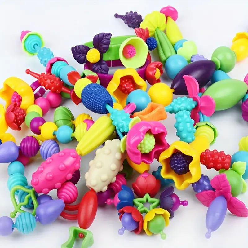 Pop-Perlen für die Schmuckherstellung für Kinder