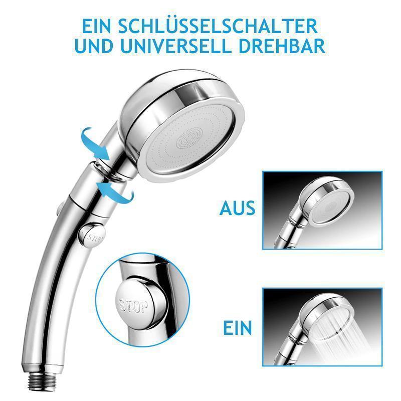 Hochdruck Handbrause mit Ein/Aus-Schalter