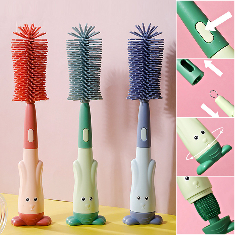 Silikon Babyflaschen Bürsten Set