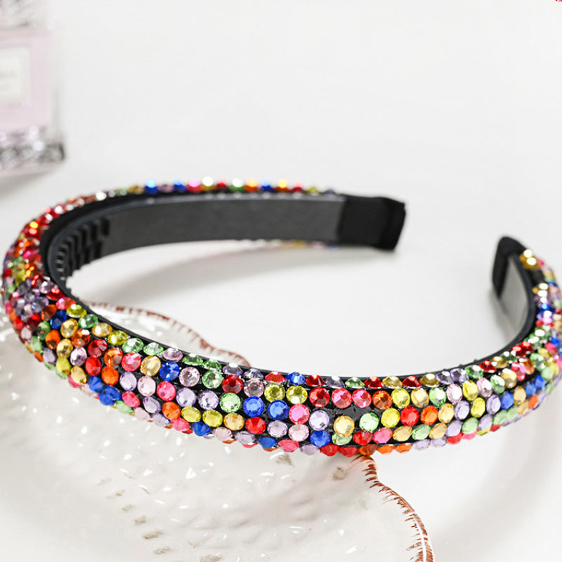 Modefarbe Diamant Stirnband