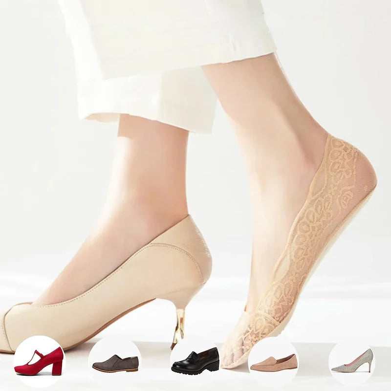 Spitzenlose Einlegesocken für Frauen