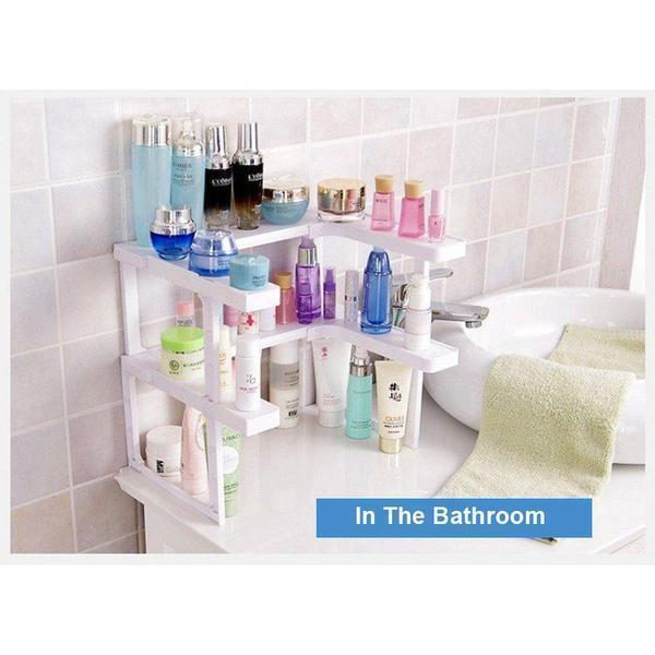 Erweiterbarer Spice Rack und Cabinet Organizer
