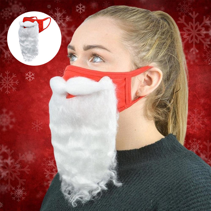 Die Weihnachtsmann-Bart-Gesichtsmaske