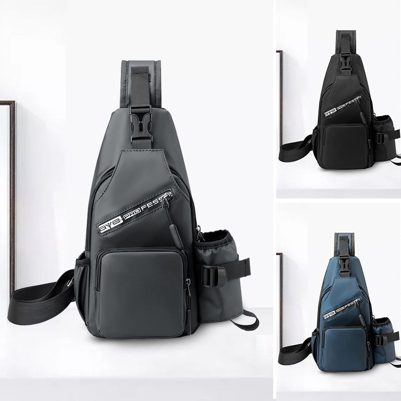 Herren Brusttasche aus Lederfolie