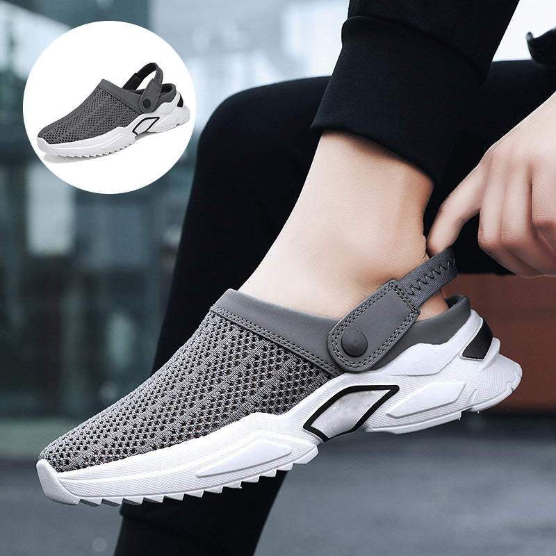 Orthopädische Herren-Sommersandalen mit Aussparung