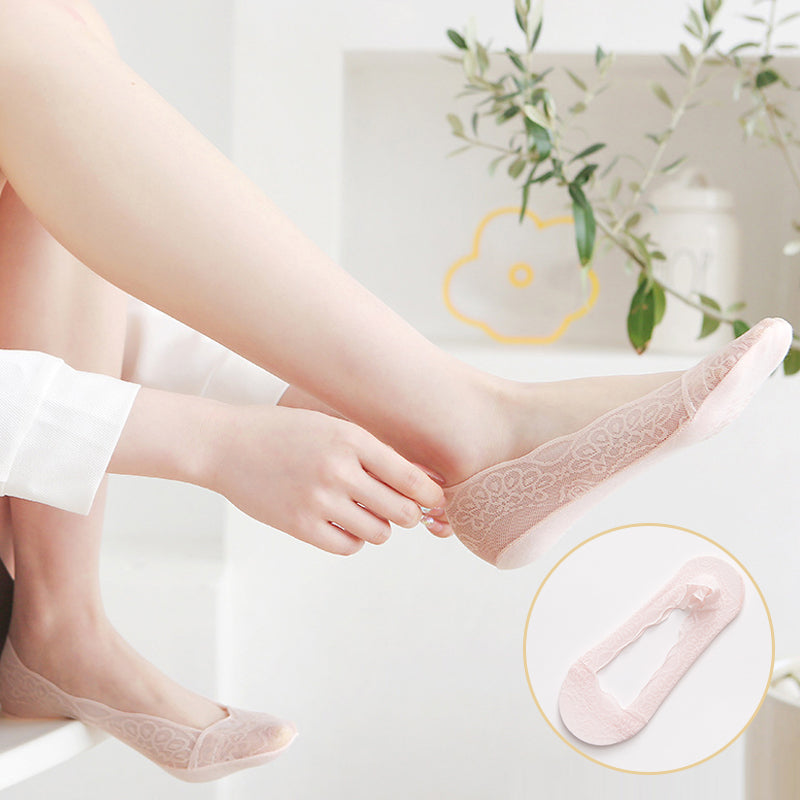 Spitzenlose Einlegesocken für Frauen
