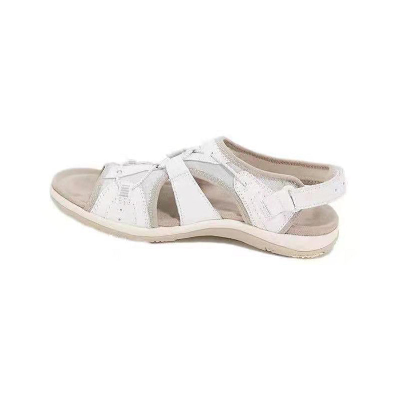 Vintage flachen Sohlen Strand Sandalen