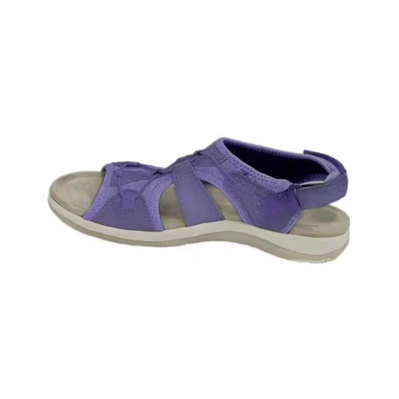 Vintage flachen Sohlen Strand Sandalen