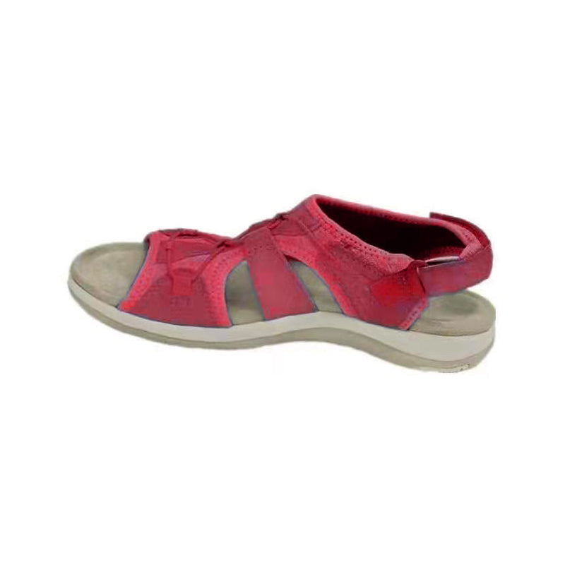 Vintage flachen Sohlen Strand Sandalen