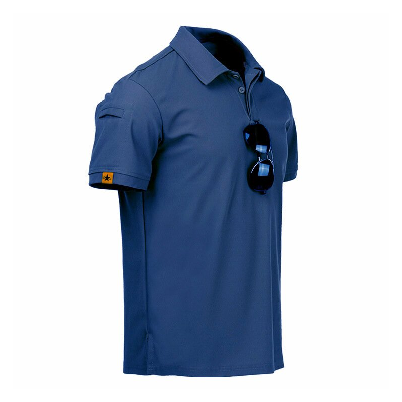 Schnelles trockenes Poloshirt der Männer im Freien