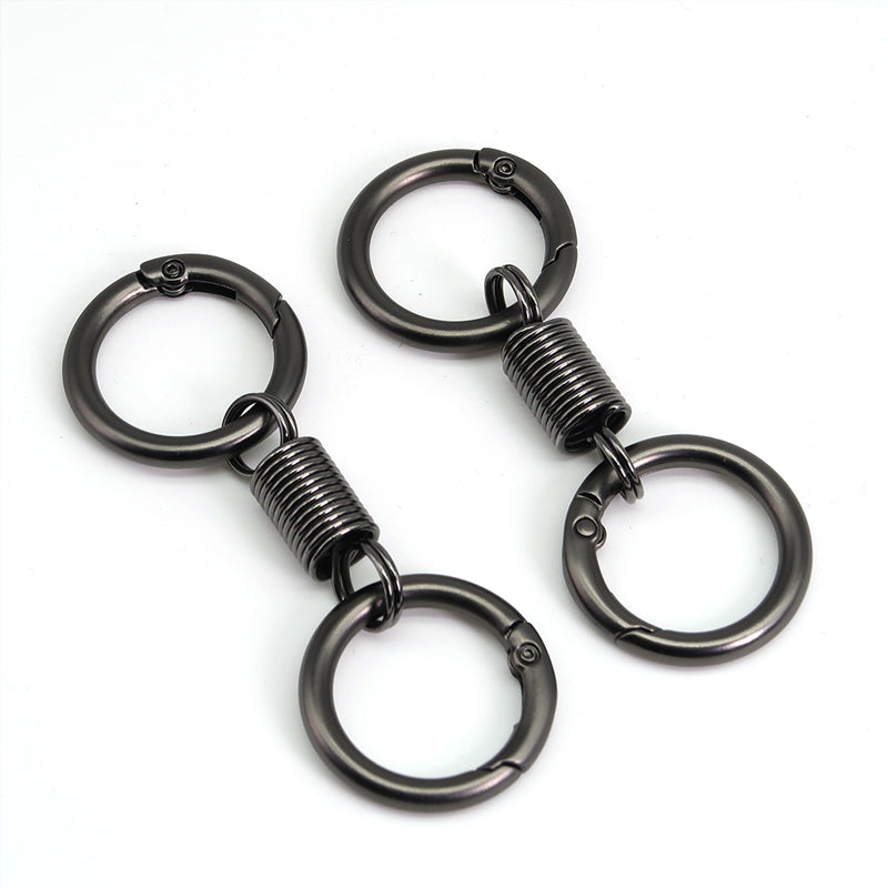 Nordischer Retro-Frühlings-Doppelring-Schlüsselanhänger