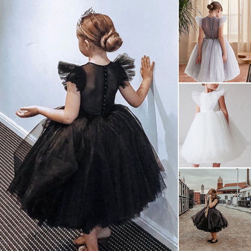 Prinzessin Tutu-Kleid mit fliegenden Ärmeln